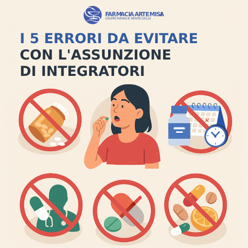 I 5 Errori da Evitare con l'Assunzione di Integratori