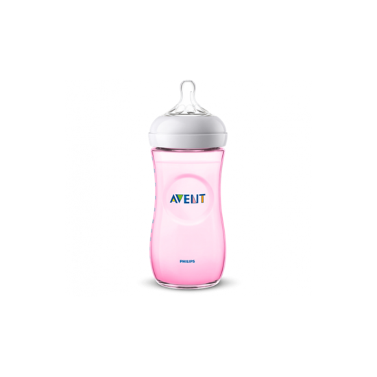 AVENT BIBERON NATURAL PP 330ML ROSA SINGLE PACK - Farmacia Artemisia di Montecuollo Dott. Angelo snc