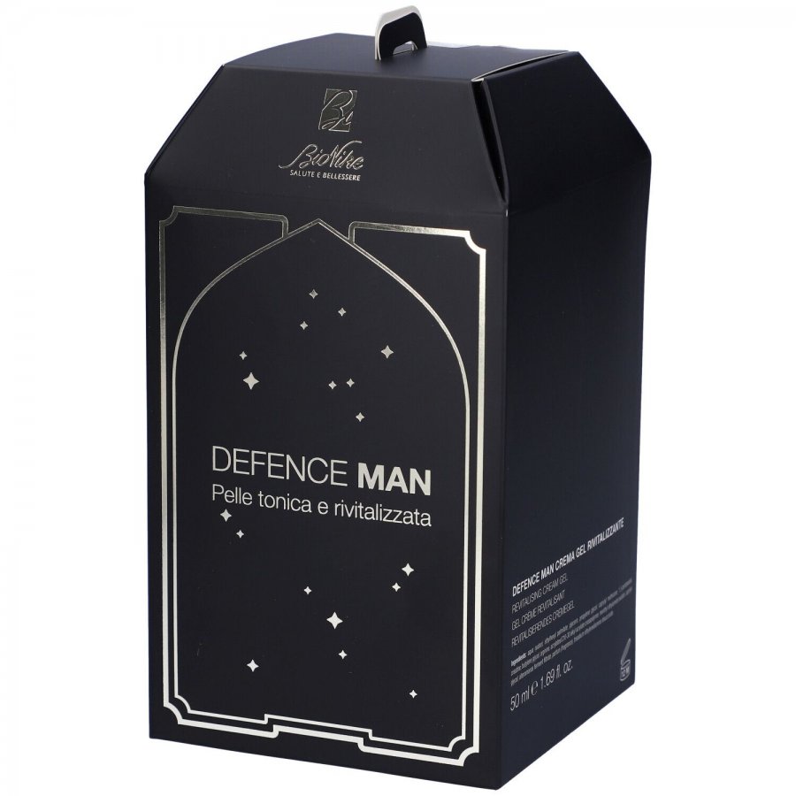 DEFENCE MAN KIT NATALE 2024 SAFE SHAVE SCHIUMA DA BARBA ANTIIRRITAZIONI 200 ML + CREMA GEL RIVITALIZZANTE 50 ML - Farmacia Artemisia di Montecuollo Dott. Angelo snc