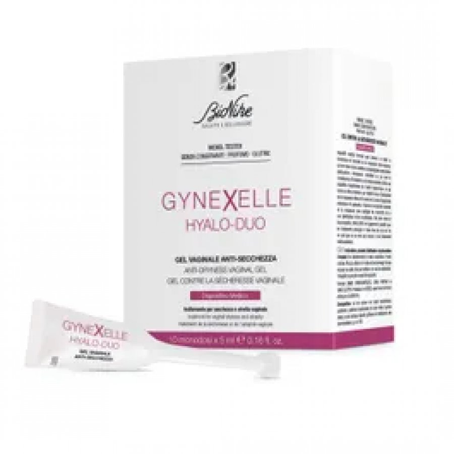 GYNEXELLE HYALO-DUO GEL VAGINALE ANTI-SECCHEZZA 10 PEZZI DA 15 ML - Farmacia Artemisia di Montecuollo Dott. Angelo snc