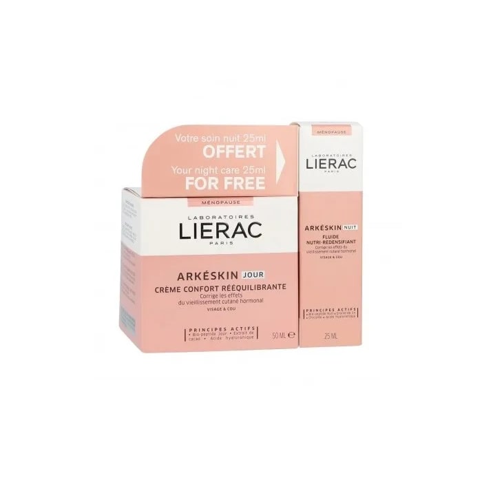 LIERAC BUNDLE ARKESKIN CREMA VISO GIORNO 50 ML + FLUIDO VISO NOTTE 25 ML - Farmacia Artemisia di Montecuollo Dott. Angelo snc