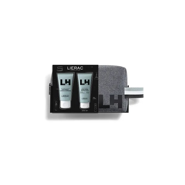 LIERAC HOMME COFFRET ANTI FATICA 50 ML + GEL DOCCIA 50 ML + TROUSSE - Farmacia Artemisia di Montecuollo Dott. Angelo snc