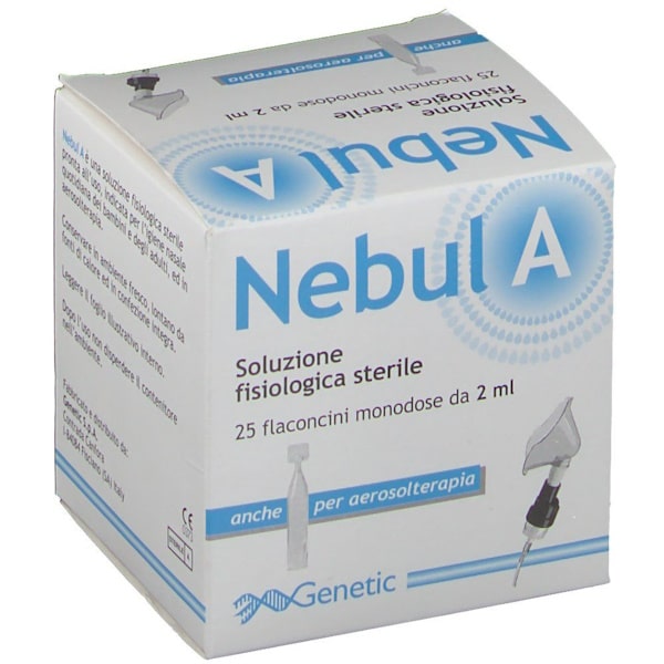NEBUL SOLUZIONE FISIOLOGICA 25 FLACONCINI MONODOSE 2 ML - Farmacia Artemisia di Montecuollo Dott. Angelo snc