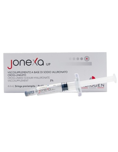 SIRINGA INTRA-ARTICOLARE JONEXA ACIDO IALURONICO SOFT GEL 4 ML - Farmacia Artemisia di Montecuollo Dott. Angelo snc