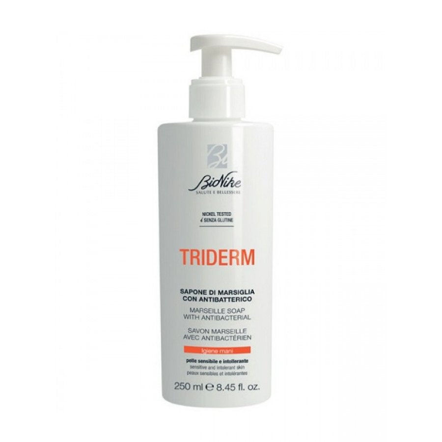 TRIDERM SAPONE DI MARSIGLIA CON ANTIBATTERICO 250 ML - Farmacia Artemisia di Montecuollo Dott. Angelo snc