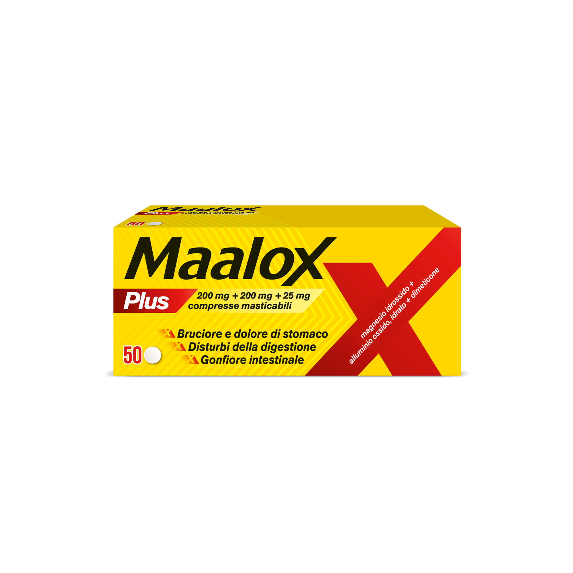MAALOX PLUS*50CPR MAST - Farmacia Artemisia di Montecuollo Dott. Angelo snc