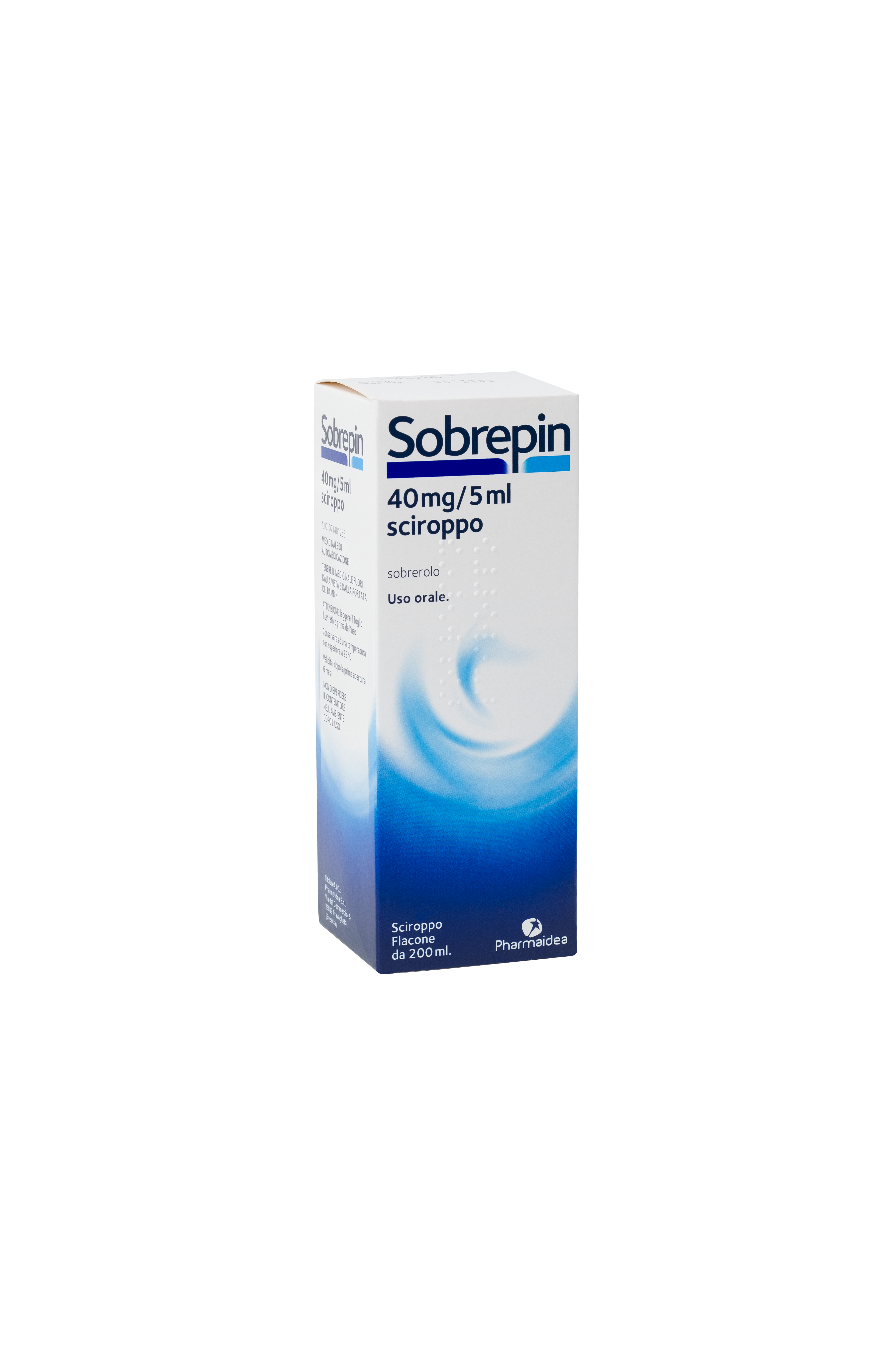 SOBREPIN*SCIR 200ML 40MG/5ML - Farmacia Artemisia di Montecuollo Dott. Angelo snc