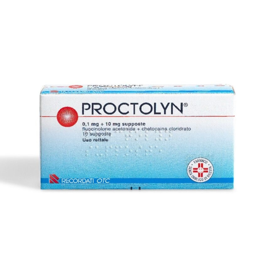 PROCTOLYN*10SUPP 0,1MG+10MG - Farmacia Artemisia di Montecuollo Dott. Angelo snc