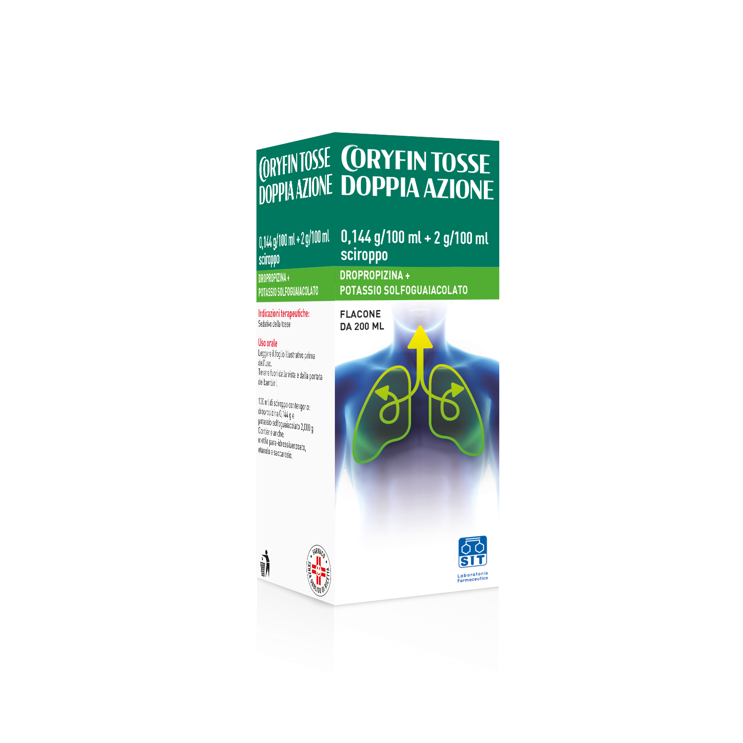 CORYFIN TOSSE DOPPIA AZ*200ML - Farmacia Artemisia di Montecuollo Dott. Angelo snc