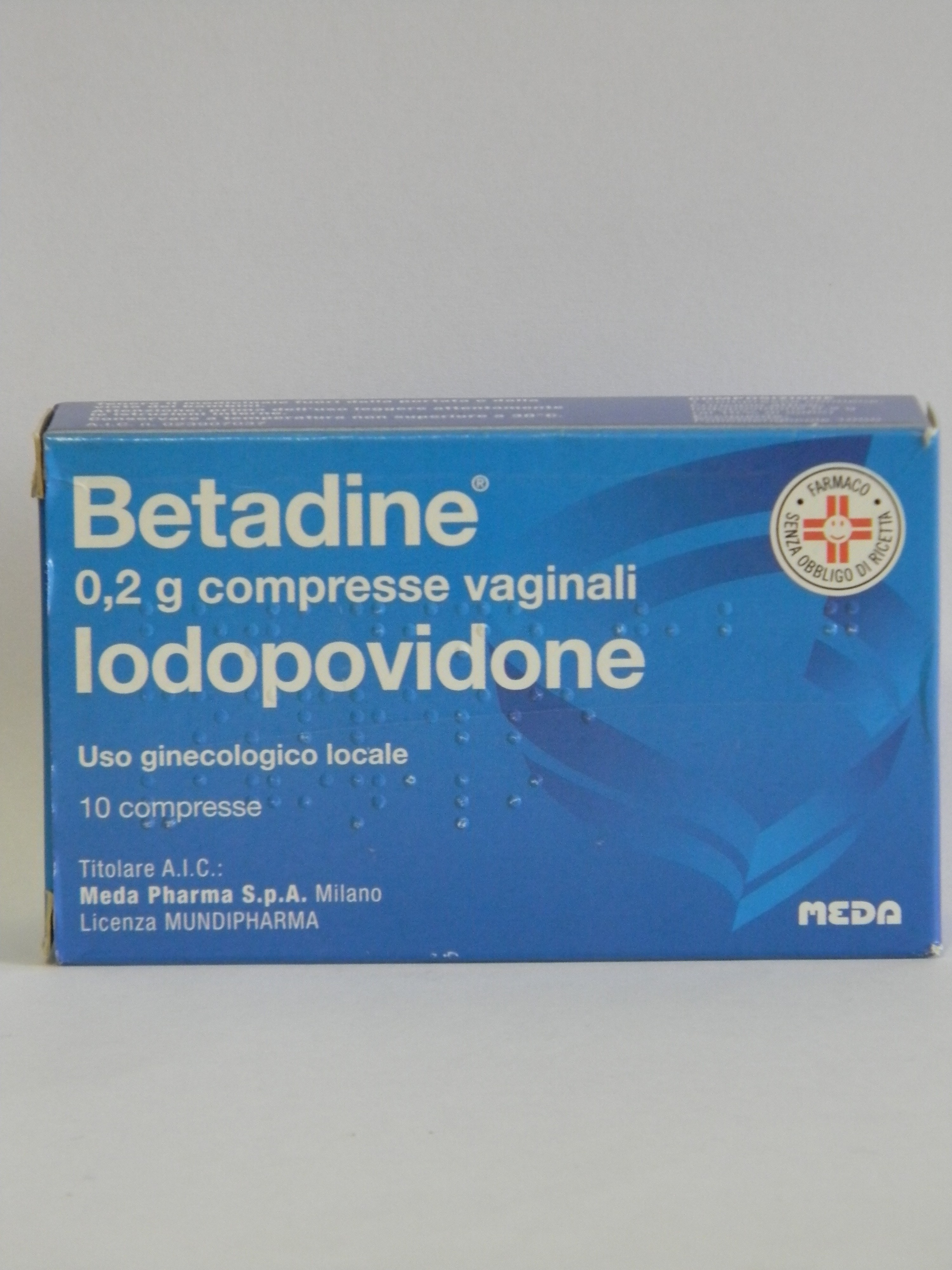 BETADINE*10CPR VAG 200MG - Farmacia Artemisia di Montecuollo Dott. Angelo snc