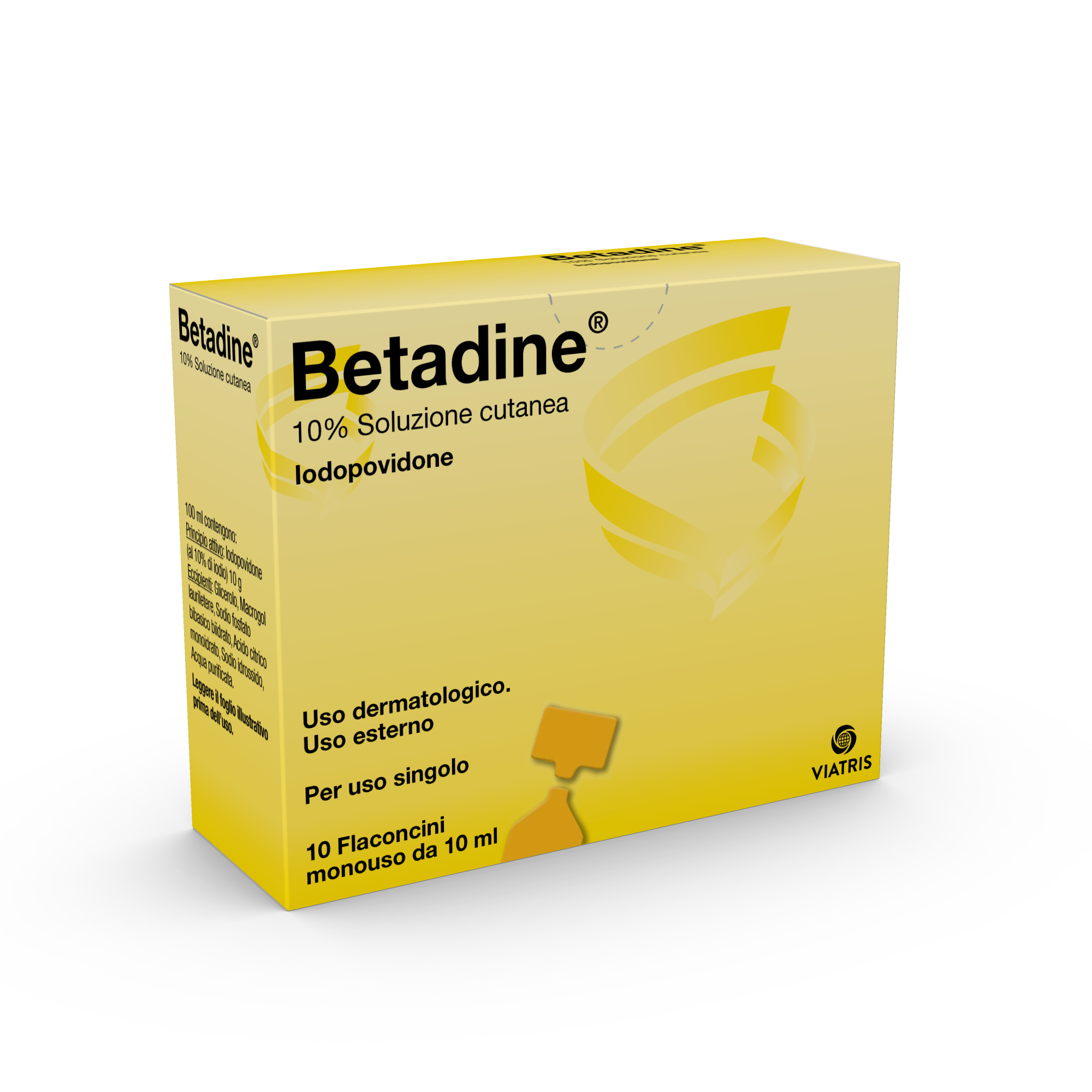 BETADINE*SOL CUT 10FL 10ML 10% - Farmacia Artemisia di Montecuollo Dott. Angelo snc