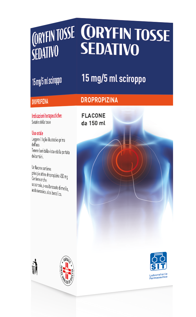 CORYFIN TOSSE SE*150ML15MG/5ML - Farmacia Artemisia di Montecuollo Dott. Angelo snc