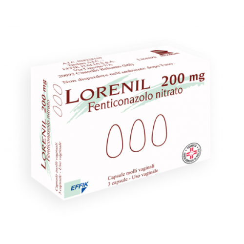 LORENIL*3CPS MOLLI VAG 200MG - Farmacia Artemisia di Montecuollo Dott. Angelo snc