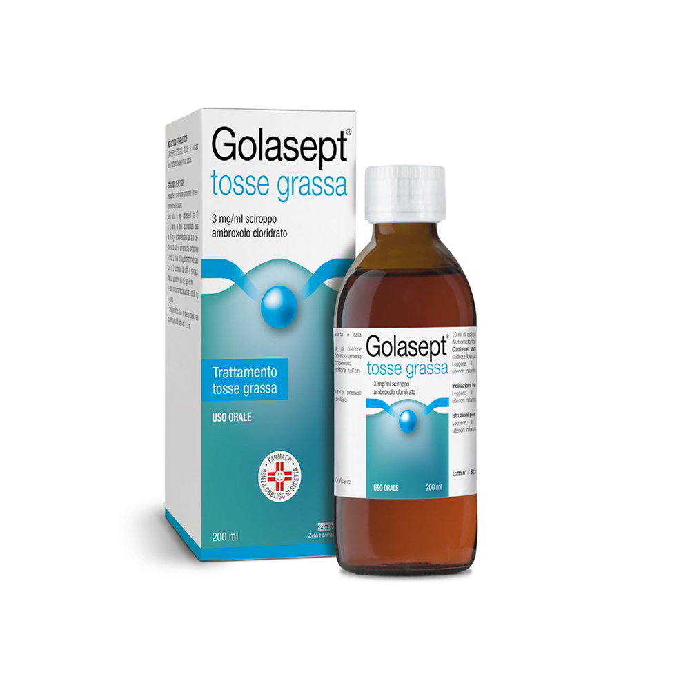 GOLASEPT TOSSE GRASSA*SCIR 200 - Farmacia Artemisia di Montecuollo Dott. Angelo snc