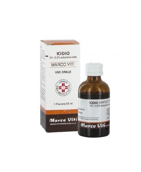 IODIO OS SOLUZ MV*25ML 2%+2,5% - Farmacia Artemisia di Montecuollo Dott. Angelo snc