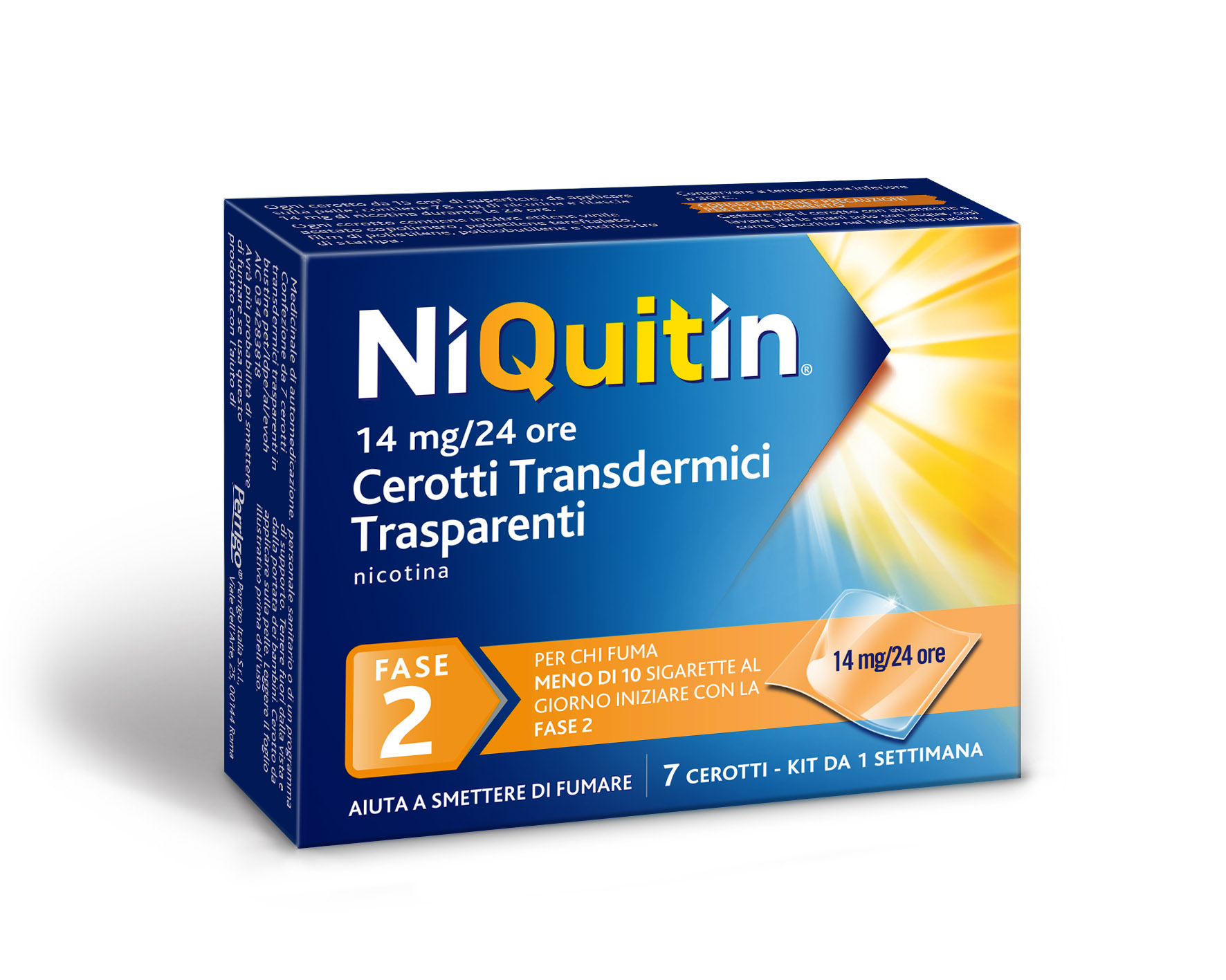 NIQUITIN*7CER TRANSD 14MG/24H - Farmacia Artemisia di Montecuollo Dott. Angelo snc