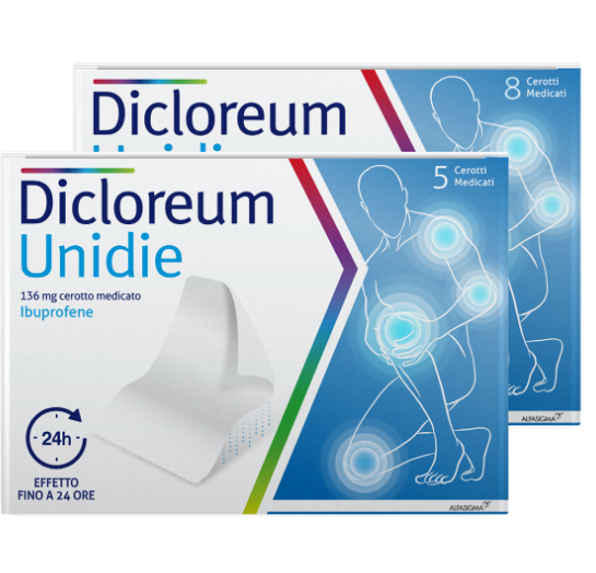 DICLOREUM UNIDIE*8CER 136MG24H - Farmacia Artemisia di Montecuollo Dott. Angelo snc