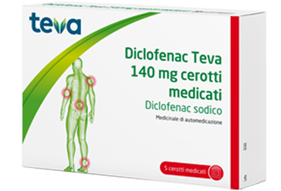 DICLOFENAC TE*5CER MED 140MG - Farmacia Artemisia di Montecuollo Dott. Angelo snc