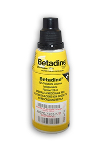 BETADINE*SOLUZ CUT 125ML 10% - Farmacia Artemisia di Montecuollo Dott. Angelo snc