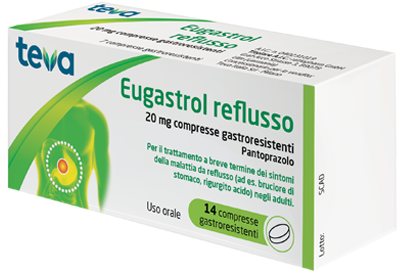 EUGASTROL REFLUSSO*14CPR 20MG - Farmacia Artemisia di Montecuollo Dott. Angelo snc