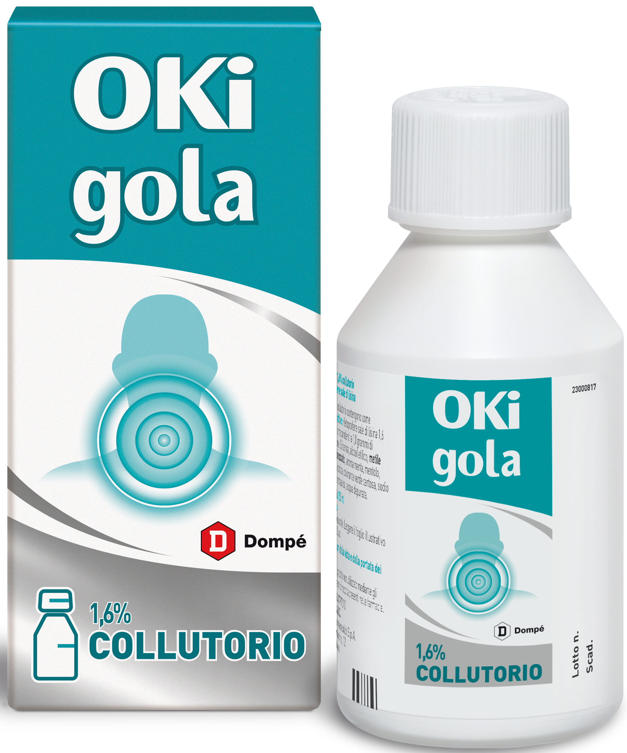 OKI GOLA*COLLUT 150ML 1,6% - Farmacia Artemisia di Montecuollo Dott. Angelo snc
