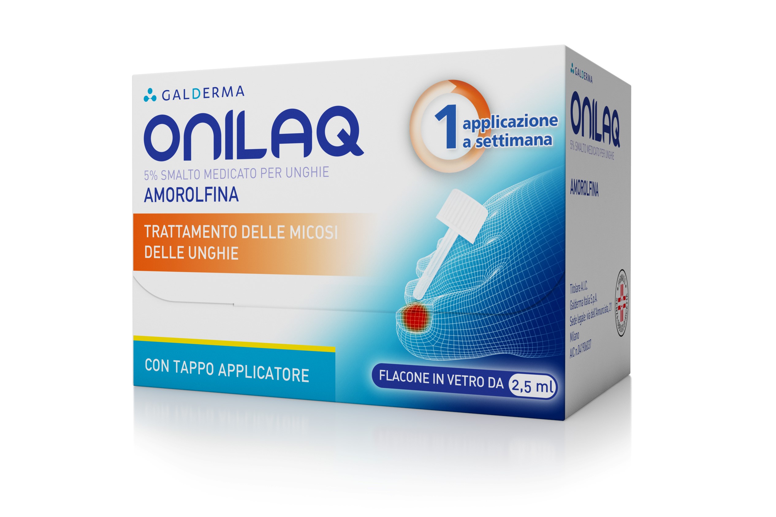 ONILAQ*SMALTO UNGHIE 2,5ML+TAP - Farmacia Artemisia di Montecuollo Dott. Angelo snc