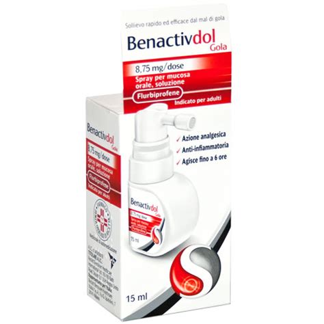 BENACTIVDOL GOLA*SPRAY15ML8,75 - Farmacia Artemisia di Montecuollo Dott. Angelo snc