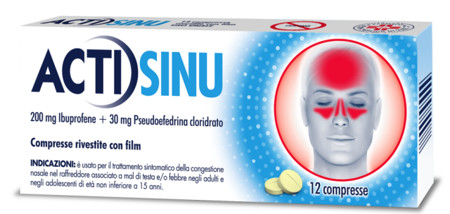 ACTISINU*12CPR 200MG+30MG - Farmacia Artemisia di Montecuollo Dott. Angelo snc