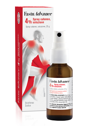 FASTUADVANCE*SPRAY 25G 4% - Farmacia Artemisia di Montecuollo Dott. Angelo snc