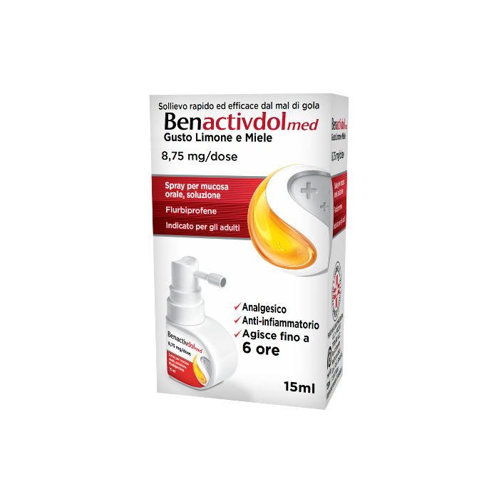 BENACTIVDOLMED*SPRAY 15ML - Farmacia Artemisia di Montecuollo Dott. Angelo snc