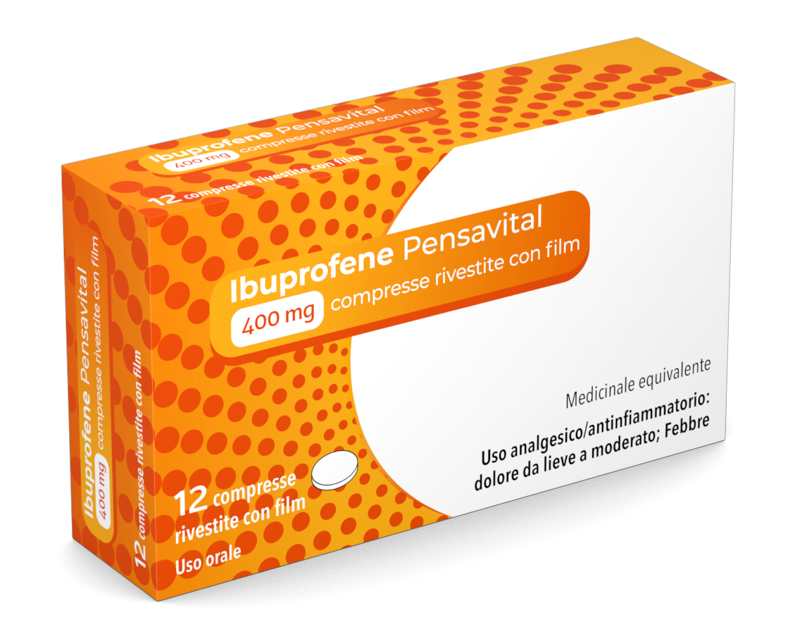 IBUPROFENE PENSA*12CPR 400MG - Farmacia Artemisia di Montecuollo Dott. Angelo snc