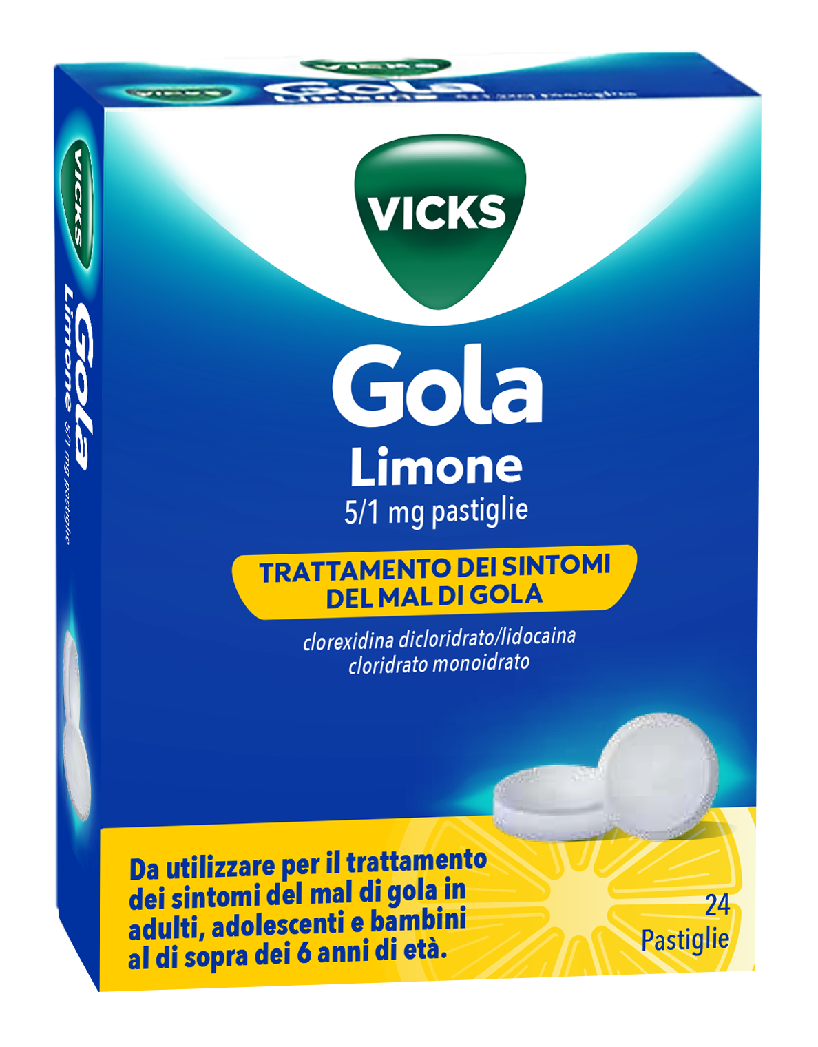 VICKS GOLA*24PAST 5+1MG LIMONE - Farmacia Artemisia di Montecuollo Dott. Angelo snc