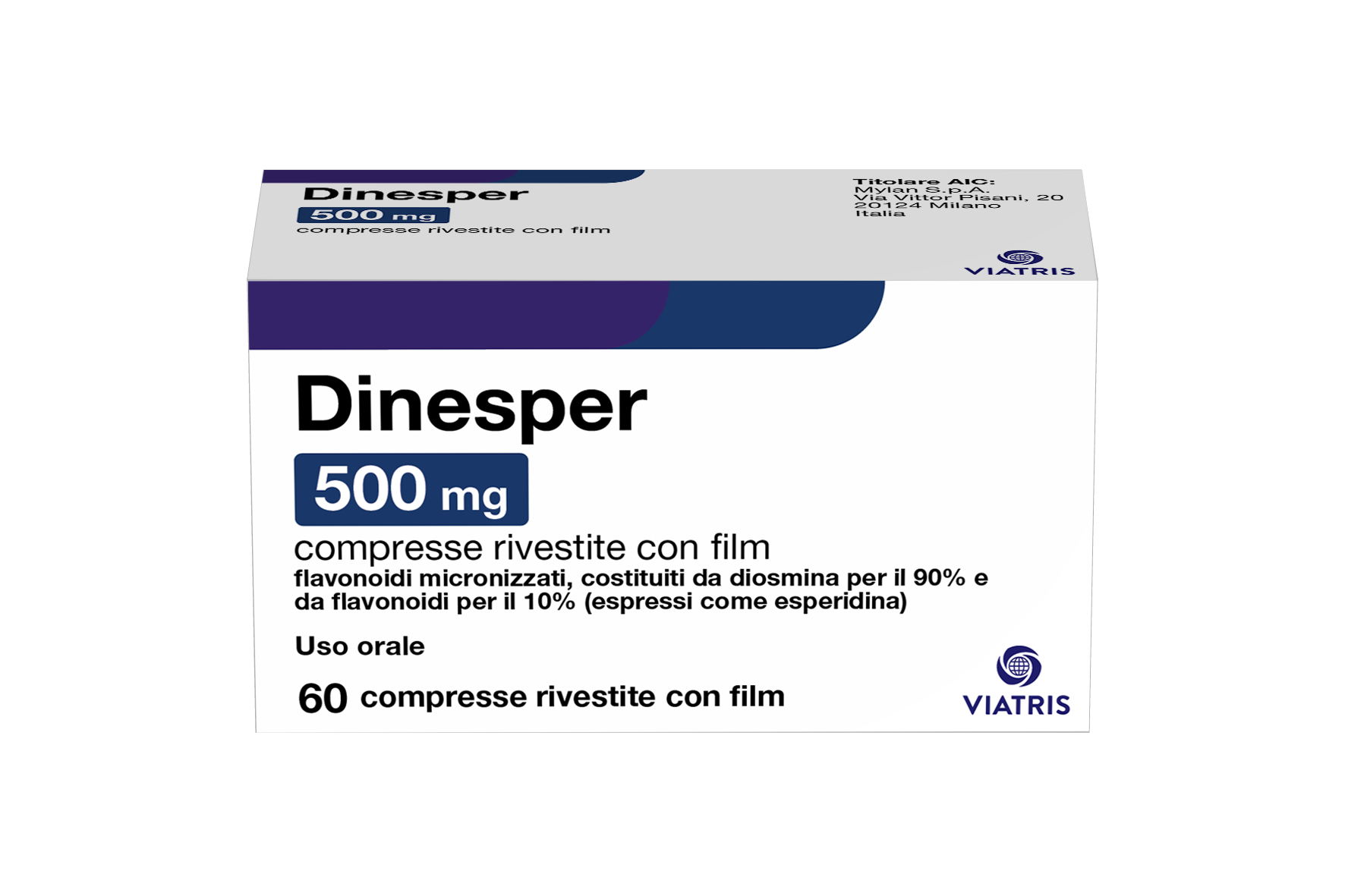 DINESPER*60CPR RIV 500MG - Farmacia Artemisia di Montecuollo Dott. Angelo snc