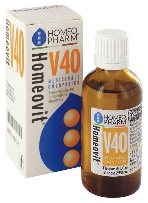 HOMEOVIT V40 GOCCE 50 ML - Farmacia Artemisia di Montecuollo Dott. Angelo snc