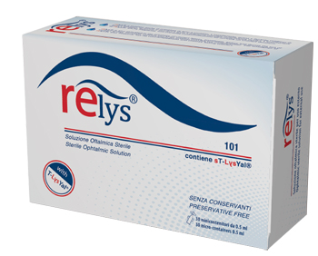 RELYS MONODOSE SOLUZIONE OFTALMICA 30 MINICONTENITORI DA 0,5 ML SENZA CONSERVANTI - Farmacia Artemisia di Montecuollo Dott. Angelo snc