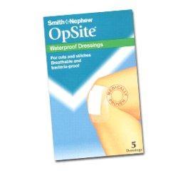MEDICAZIONE POST OPERATORIA ADESIVA STERILE IN POLIURETANO SEMI PERMEABILE TRASPARENTE CON TAMPONE A BASSA ADERENZA OPSITE POST OP 9,5X8,5CM 5 PEZZI - Farmacia Artemisia di Montecuollo Dott. Angelo snc