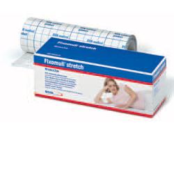 FASCIA AUTOADESIVA IPOALLERGENICA FISSAGGIO CATETERI FIXOMULL STRETCH. SUPPORTO IN POLIESTERE NON TESSUTO BIANCO, MASSA IN POLICARBONATO SENZA RESINE E GOMME NATURALI. 10X200CM - Farmacia Artemisia di Montecuollo Dott. Angelo snc