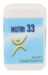 NUTRI 33 60 COMPRESSE - Farmacia Artemisia di Montecuollo Dott. Angelo snc