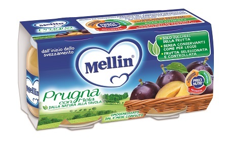MELLIN OMOGENEIZZATO PRUGNA MELA 100 G 2 PEZZI - Farmacia Artemisia di Montecuollo Dott. Angelo snc