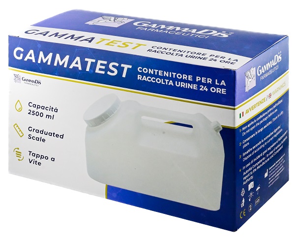 CONTENITORE STERILE PER LA RACCOLTA URINA GAMMASI 24H 2500 ML GAMMADIS - Farmacia Artemisia di Montecuollo Dott. Angelo snc