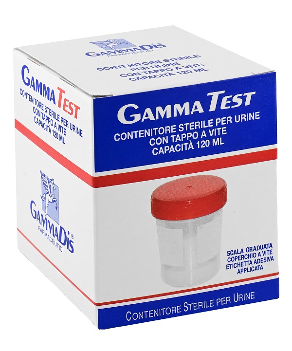 CONTENITORE STERILE PER LA RACCOLTA URINA 120 ML GAMMADIS - Farmacia Artemisia di Montecuollo Dott. Angelo snc