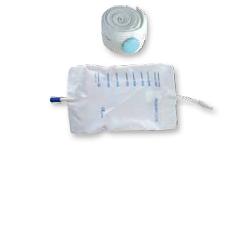 SACCA RACCOGLI URINA DA GAMBA PER INCONTINENZA IN PVC 750 ML TUBO RACCORDO DIRITTO 10 CM+RUBINETTO SCARICO+VALVOLA ANTIREFLUSSO+2 FASCE A BOTTONI 10 PEZZI - Farmacia Artemisia di Montecuollo Dott. Angelo snc
