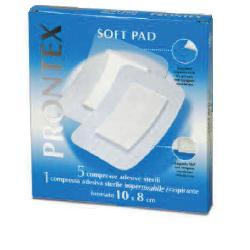 GARZA COMPRESSA PRONTEX SOFT PAD 10X8 CM 6 PEZZI (5 TNT + 1 IMPERMEABILE AQUA PAD) - Farmacia Artemisia di Montecuollo Dott. Angelo snc