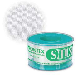 CEROTTO ROCCHETTO PRONTEX SILK SETA 2,5X500 CM - Farmacia Artemisia di Montecuollo Dott. Angelo snc