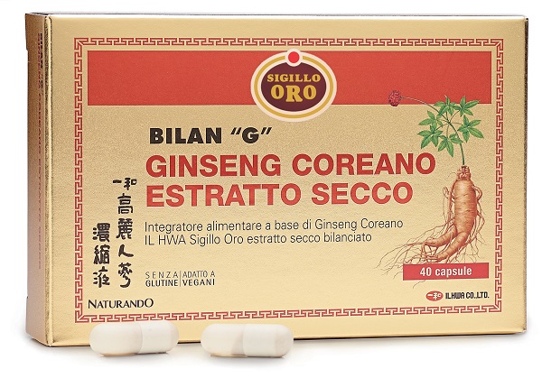 GINSENG BILAN-G 40 CAPSULE - Farmacia Artemisia di Montecuollo Dott. Angelo snc