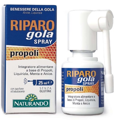 RIPARO GOLA SPRAY 25 ML - Farmacia Artemisia di Montecuollo Dott. Angelo snc
