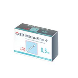 SIRINGA INSULINA BECTON DICKINSON 0,5 ML 100 UI AGO GAUGE 29 30 PEZZI - Farmacia Artemisia di Montecuollo Dott. Angelo snc