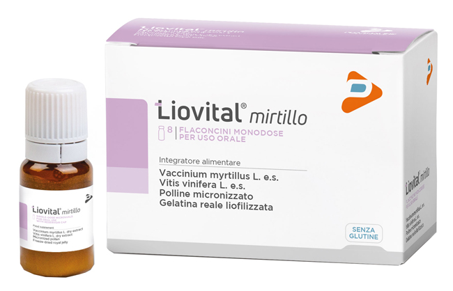 LIOVITAL MIRTILLO 8 FLACONCINI 10 ML - Farmacia Artemisia di Montecuollo Dott. Angelo snc