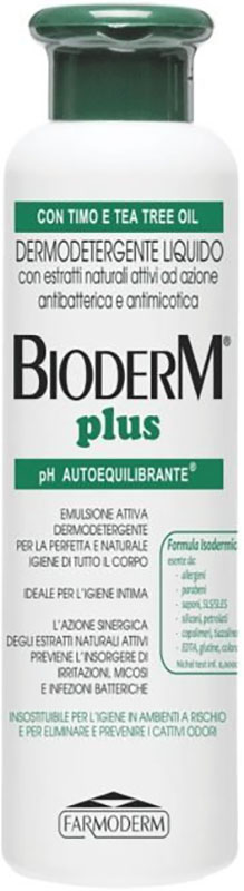 BIODERM PLUS ANTIBATTERICO 500 ML - Farmacia Artemisia di Montecuollo Dott. Angelo snc