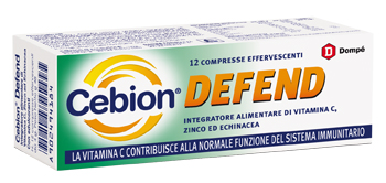 CEBION DEFEND 12 COMPRESSE EFFERVESCENTI - Farmacia Artemisia di Montecuollo Dott. Angelo snc
